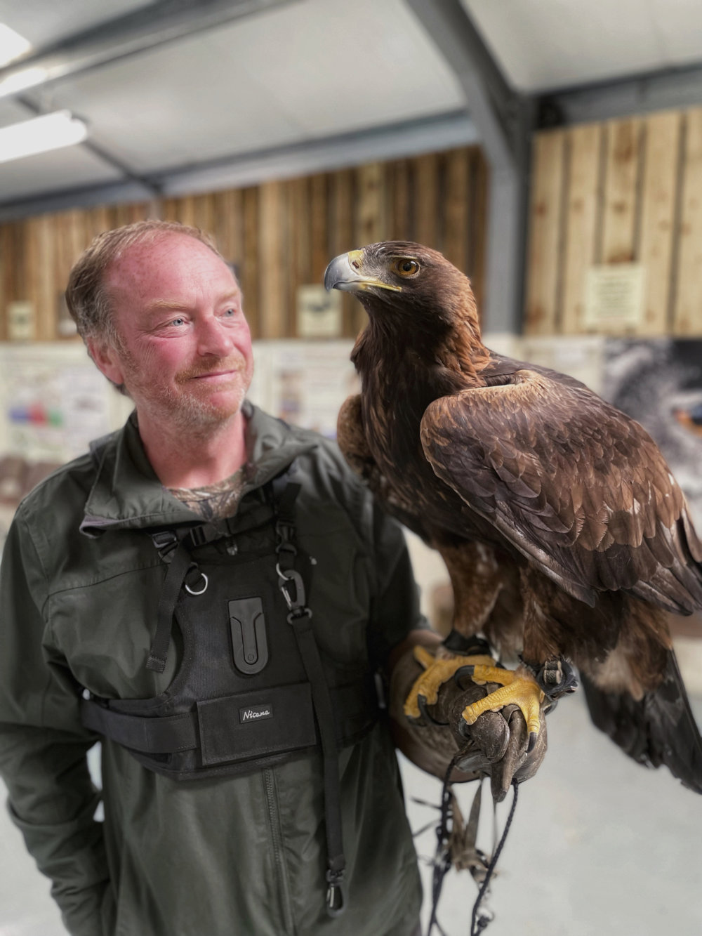 Simon Marlow and a Golden Eagle